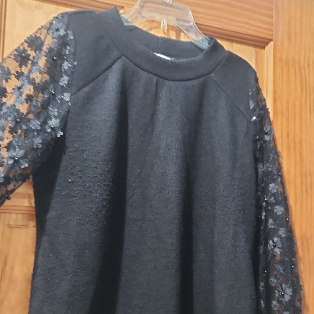 Chenault Black Knit Top